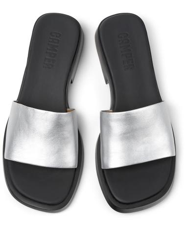 CAMPER SANDALIAS DE PIEL DANA K201740 PLATA007
