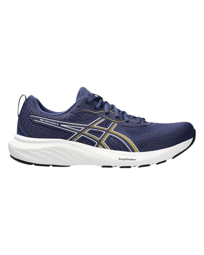 ASICS ZAPATILLAS GEL CONTEND 9 AZUL INDIGO BLANCAS 1011B881-405 RU AZUL MARINO