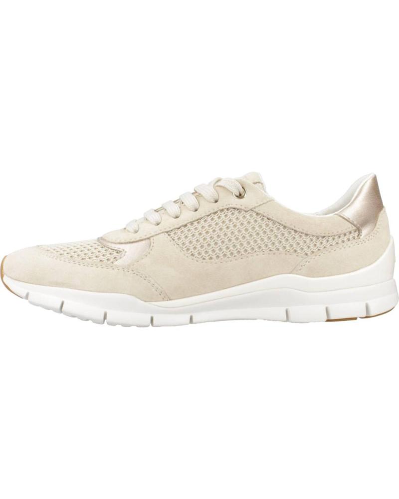 Sapatilhas de Mulher GEOX DEPORTIVO CASUAL DE SERRAJE Y TELA COIN SUELA DE GOMA SAND