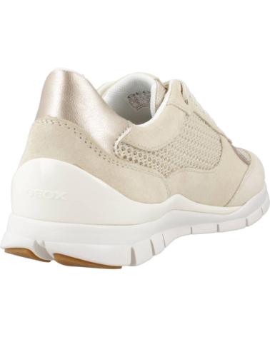 Sapatilhas de Mulher GEOX DEPORTIVO CASUAL DE SERRAJE Y TELA COIN SUELA DE GOMA SAND