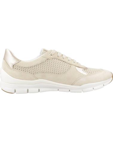 Sapatilhas de Mulher GEOX DEPORTIVO CASUAL DE SERRAJE Y TELA COIN SUELA DE GOMA SAND