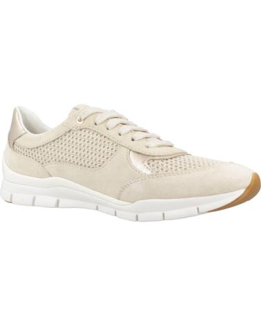 Sapatilhas de Mulher GEOX DEPORTIVO CASUAL DE SERRAJE Y TELA COIN SUELA DE GOMA SAND