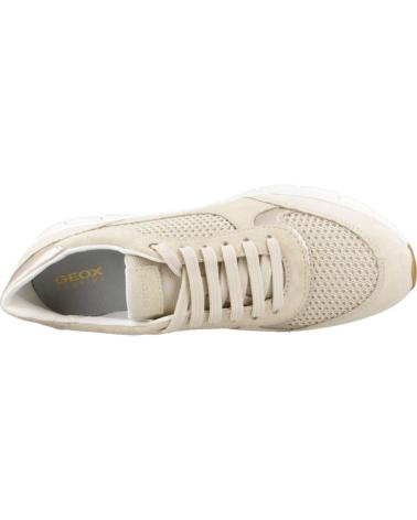 Sapatilhas de Mulher GEOX DEPORTIVO CASUAL DE SERRAJE Y TELA COIN SUELA DE GOMA SAND