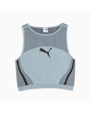 PUMA DARE TO CROP TOP DESPORTIVO PARA MULHER - AZUL TRQSSRF TRQSSRF