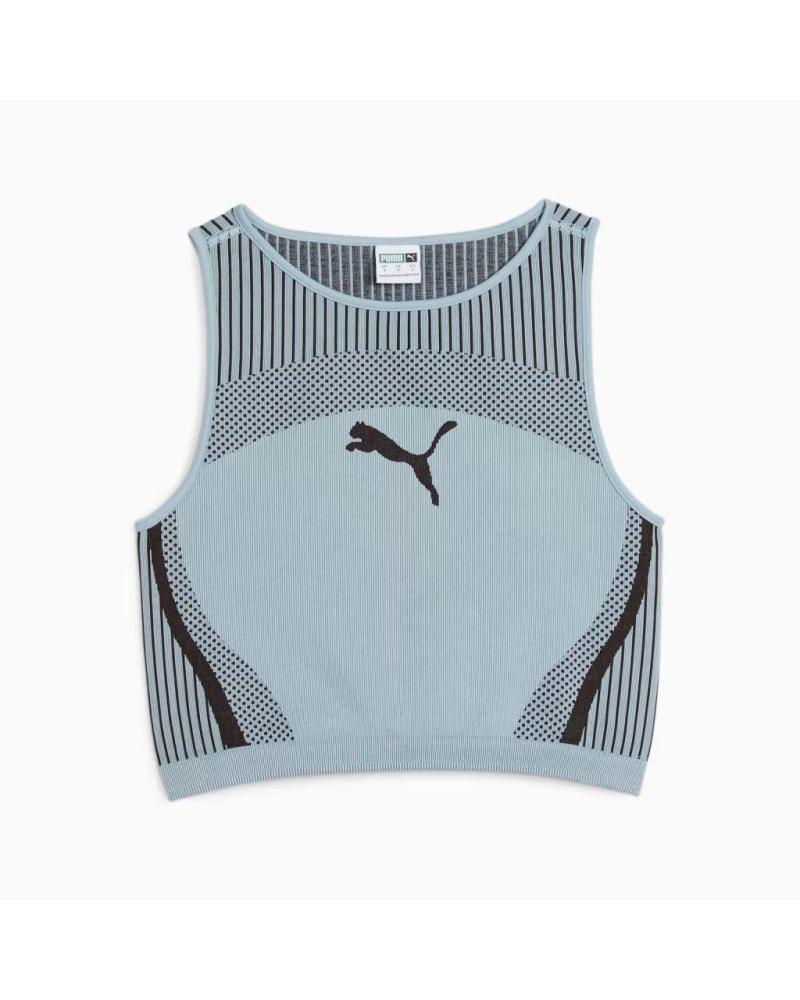 PUMA DARE TO CROP TOP DESPORTIVO PARA MULHER - AZUL TRQSSRF TRQSSRF