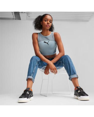 PUMA DARE TO CROP TOP DESPORTIVO PARA MULHER - AZUL TRQSSRF TRQSSRF