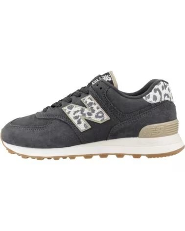 NEW BALANCE 574 SAPATILHAS MULHER CINZENTO ESTAMPADO LEOPARDO XE2