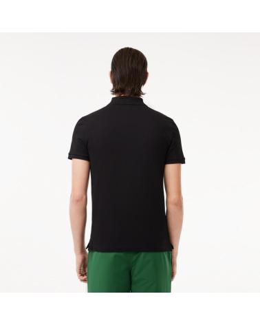 POLO LACOSTE À MANCHES COURTES CANALE NOIR MULTICOLOR