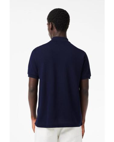 LACOSTE POLOHEMD L1212 MARINEBLAU MIT RIPPKRAGEN NVYBL