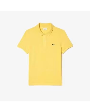 -LACOSTE-POLOS-HOMBRE-MODELO-L1212-SHORT-SLEEVED-RIBBED-COLLAR-S-COLO-YELLOW