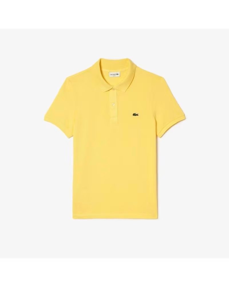 -LACOSTE-POLOS-HOMBRE-MODELO-L1212-SHORT-SLEEVED-RIBBED-COLLAR-S-COLO-YELLOW