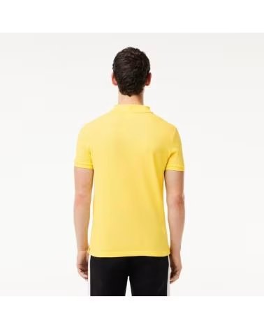 -LACOSTE-POLOS-HOMBRE-MODELO-L1212-SHORT-SLEEVED-RIBBED-COLLAR-S-COLO-YELLOW