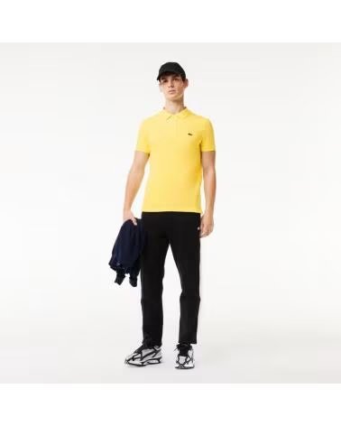 -LACOSTE-POLOS-HOMBRE-MODELO-L1212-SHORT-SLEEVED-RIBBED-COLLAR-S-COLO-YELLOW