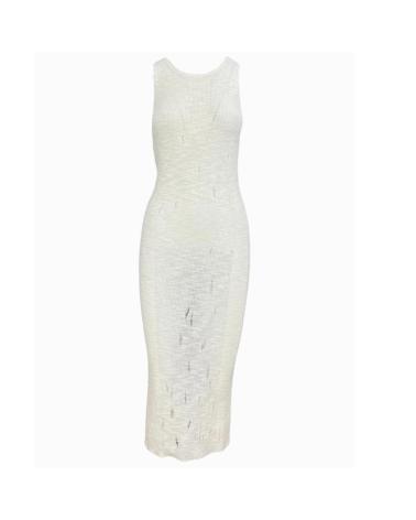 VESTIDO PINKO SAMMY ABITO FIAMMATO BLANCO Z05 Z05