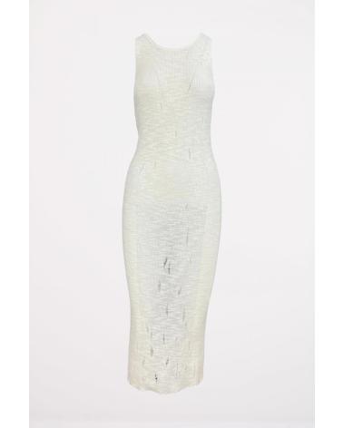 VESTIDO PINKO SAMMY ABITO FIAMMATO BLANCO Z05 Z05