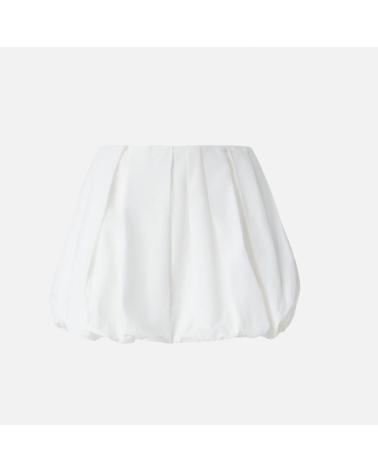 PINKO FALDA CADRIC DE POPELÍN BLANCO Z04 Z04