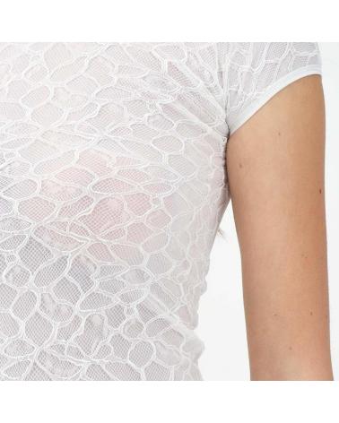 PINKO TOP CODY DE ENCAJE BLANCO Z14 Z14