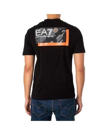 EMPORIO ARMANI T-SHIRT POUR HOMME DE COULEUR NOIRE NEGRO