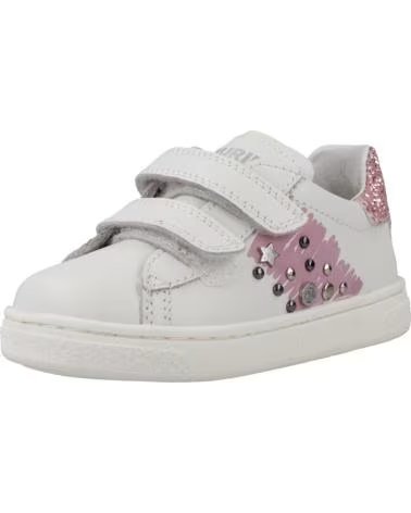 NATURINO SNEAKERS INIALOS VL PER BAMBINA BIANCO RIF 607205 BLANCO
