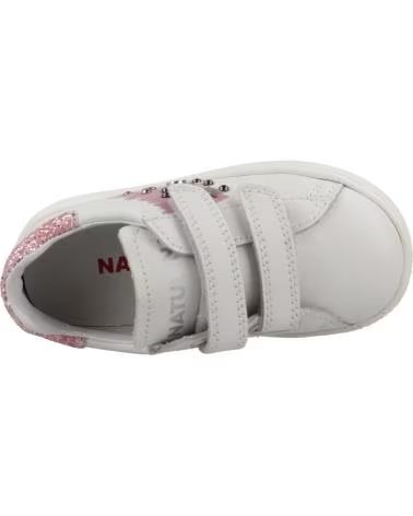 NATURINO SNEAKERS INIALOS VL PER BAMBINA BIANCO RIF 607205 BLANCO
