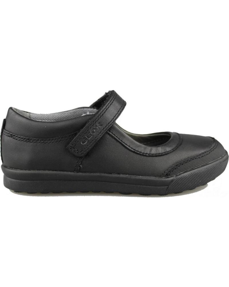 girl shoes GEOX COLEGIAL NINA CARNIVAL VIT LISCO NEGRO