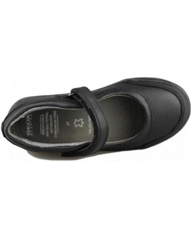 girl shoes GEOX COLEGIAL NINA CARNIVAL VIT LISCO NEGRO