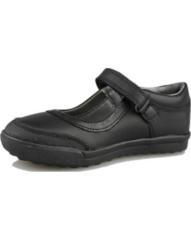 girl shoes GEOX COLEGIAL NINA CARNIVAL VIT LISCO NEGRO