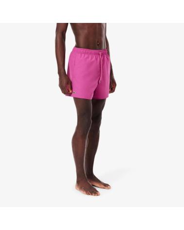 COSTUME DA BAGNO CORTO LACOSTE UOMO ROSA MALVA MALVA