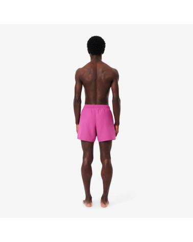 COSTUME DA BAGNO CORTO LACOSTE UOMO ROSA MALVA MALVA