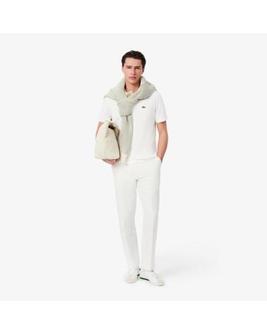 LACOSTE POLO PIQUÉ PH985100 BLANCO - CUELLO ACANALADO MANGA CORTA WHITE