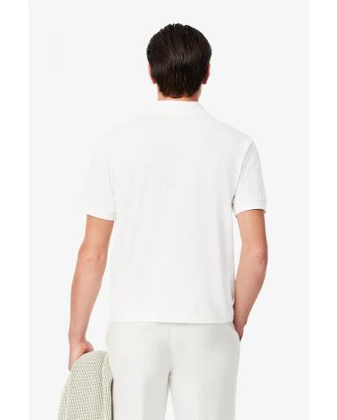 LACOSTE POLO PIQUÉ PH985100 BLANCO - CUELLO ACANALADO MANGA CORTA WHITE
