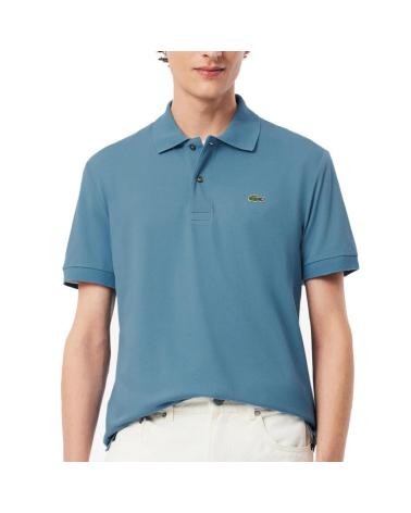 LACOSTE POLO CLASSIC FIT LÉGER MANCHES COURTES COL CÔTELÉ LMSTON BLEU LMSTON