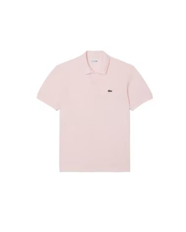LACOSTE HERREN KURZARMPOLO L 12 LIGHT IN HELLROSA FLMNG