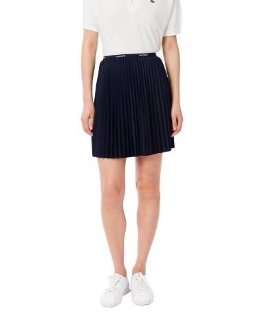 LACOSTE PLISSIERTER ROCK JF1403 1000135631 DUNKELBLAU DAMEN NVYBLU