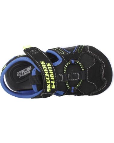 SKECHERS SANDALIAS NINO MODELO HYPNO-SPLASH COLOR NEGRO BLLM