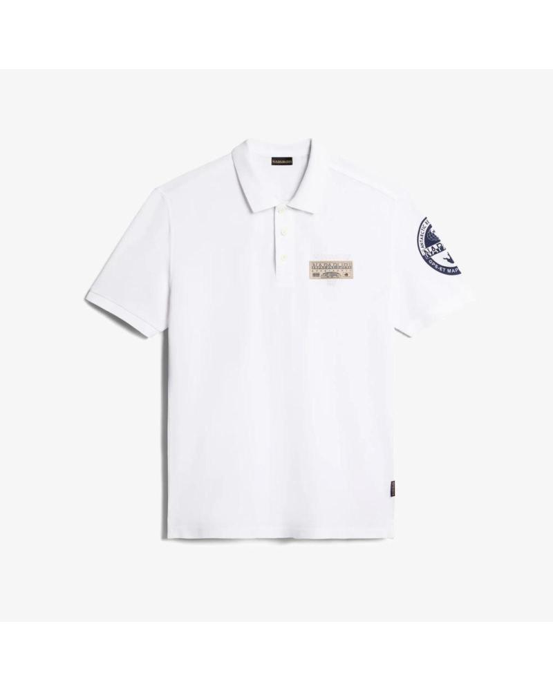 POLO NAPAPIJRI E AMUNDSEN BLANCO WHITE