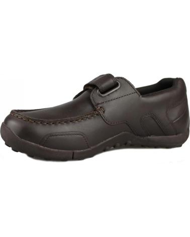 Scarpe per Bambino GEOX JW SNAKEN COLEGIAL NINO MARRON