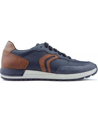 Scarpe sport per Bambino GEOX ZAPATILLAS ALBEN NAVYCOGNAC