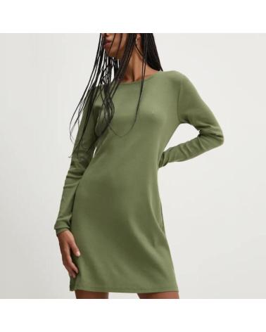 -VANS-OFF-THE-WALL-VESTIDOS-MUJER-VANS-MODELO-DREW-RIB-LS-DRESS-COLOR-VERDE-OLI-OLIVINE