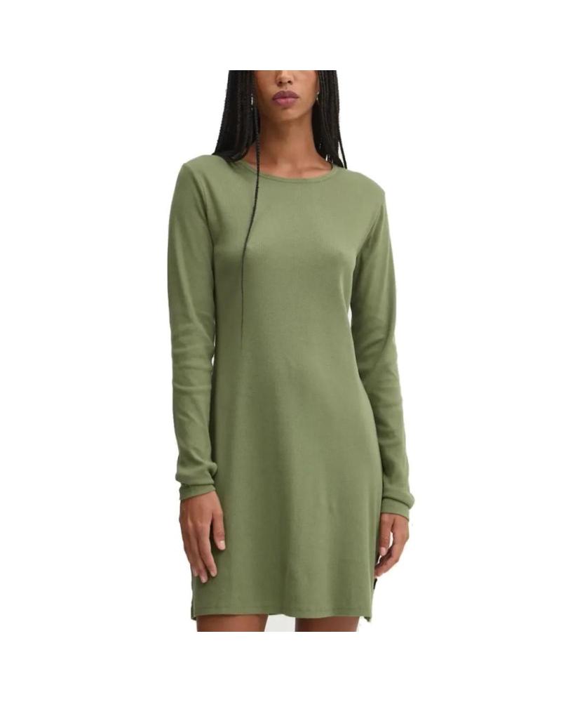 -VANS-OFF-THE-WALL-VESTIDOS-MUJER-VANS-MODELO-DREW-RIB-LS-DRESS-COLOR-VERDE-OLI-OLIVINE