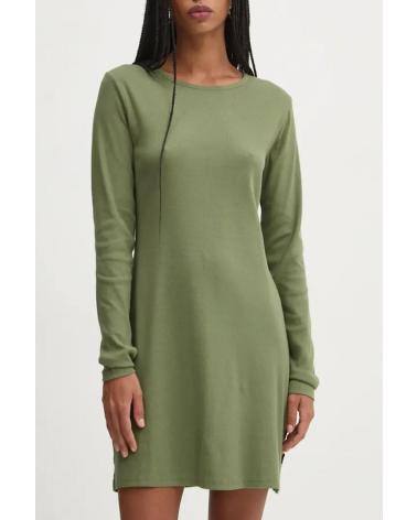 -VANS-OFF-THE-WALL-VESTIDOS-MUJER-VANS-MODELO-DREW-RIB-LS-DRESS-COLOR-VERDE-OLI-OLIVINE