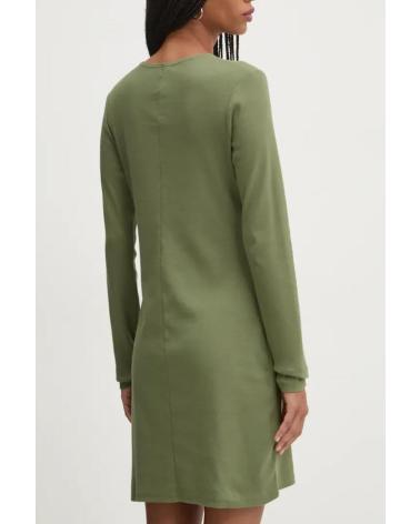 -VANS-OFF-THE-WALL-VESTIDOS-MUJER-VANS-MODELO-DREW-RIB-LS-DRESS-COLOR-VERDE-OLI-OLIVINE