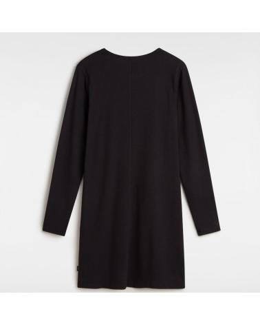-VANS-OFF-THE-WALL-VESTIDOS-MUJER-VANS-MODELO-DREW-RIB-LS-DRESS-COLOR-NEGRO-BLA-BLACK
