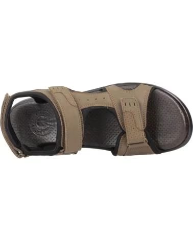 CORONEL TAPIOCCA SANDALIAS 080-C-627 EN MARRON PARA HOMBRE 56 NOBUCK KAKI