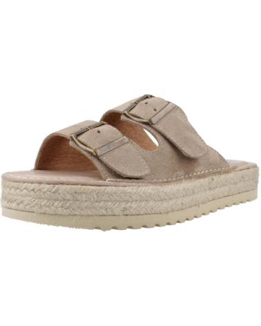 FRAILERA SANDALIAS TIPO FRAILERA MODELO YOLI CON PLATAFORMA PIEDRA