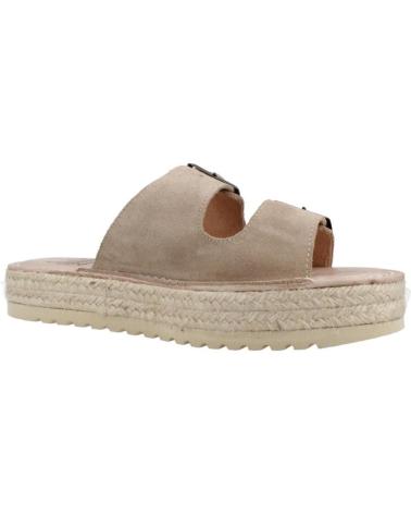 FRAILERA SANDALIAS TIPO FRAILERA MODELO YOLI CON PLATAFORMA PIEDRA