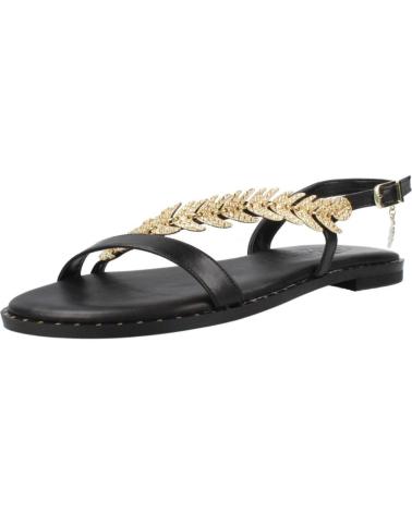 CARYATIS SANDALIAS PLANAS CON CADENA DECORATIVA MODELO 622609C BLCKGLD