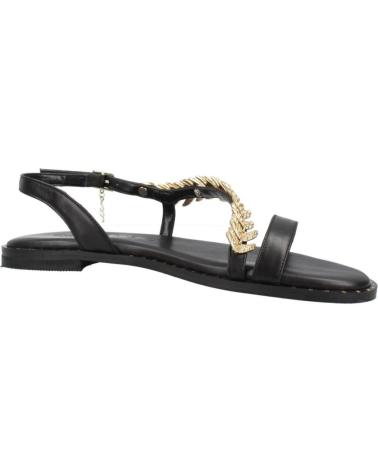 CARYATIS SANDALIAS PLANAS CON CADENA DECORATIVA MODELO 622609C BLCKGLD
