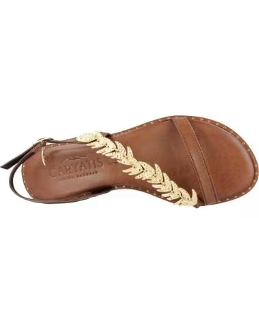 CARYATIS SANDALIAS MUJER MODELO 662609C COLOR MARRON BRWNGLD