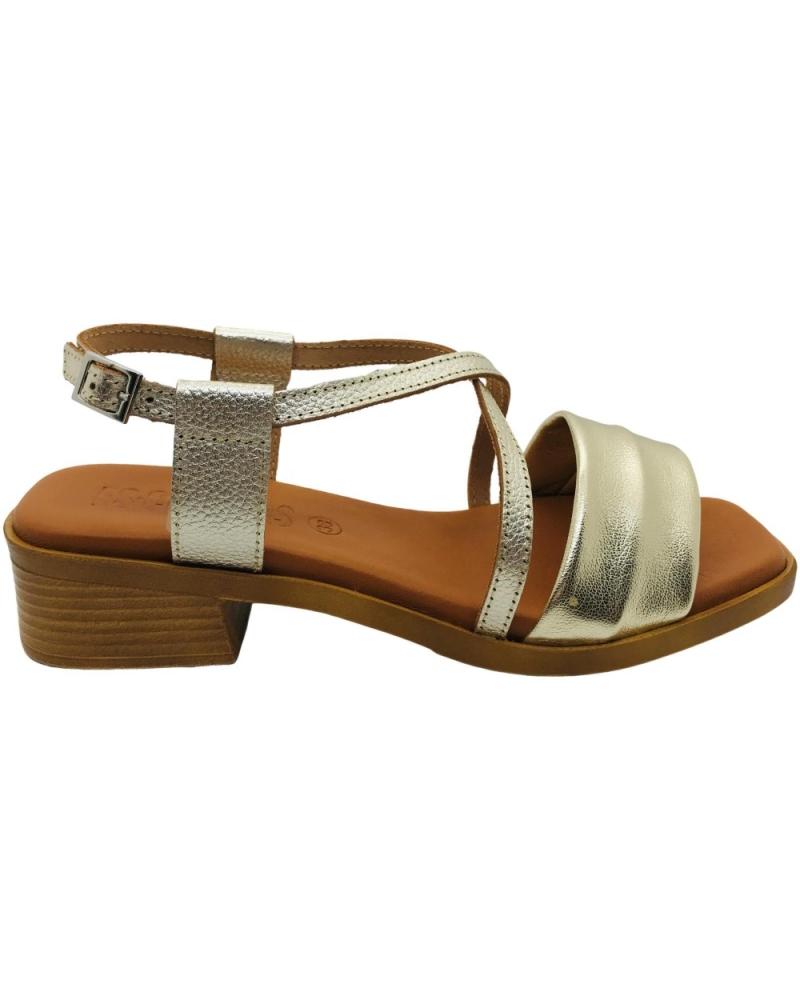 JORDANA SANDALIA PIEL MUJER 4454 PLATINO